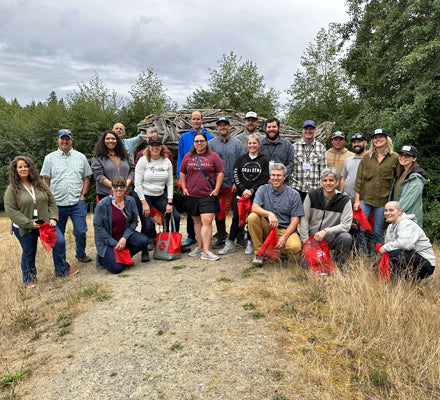 Grundéns Leads Trash Pick-Up in Poulsbo, WA