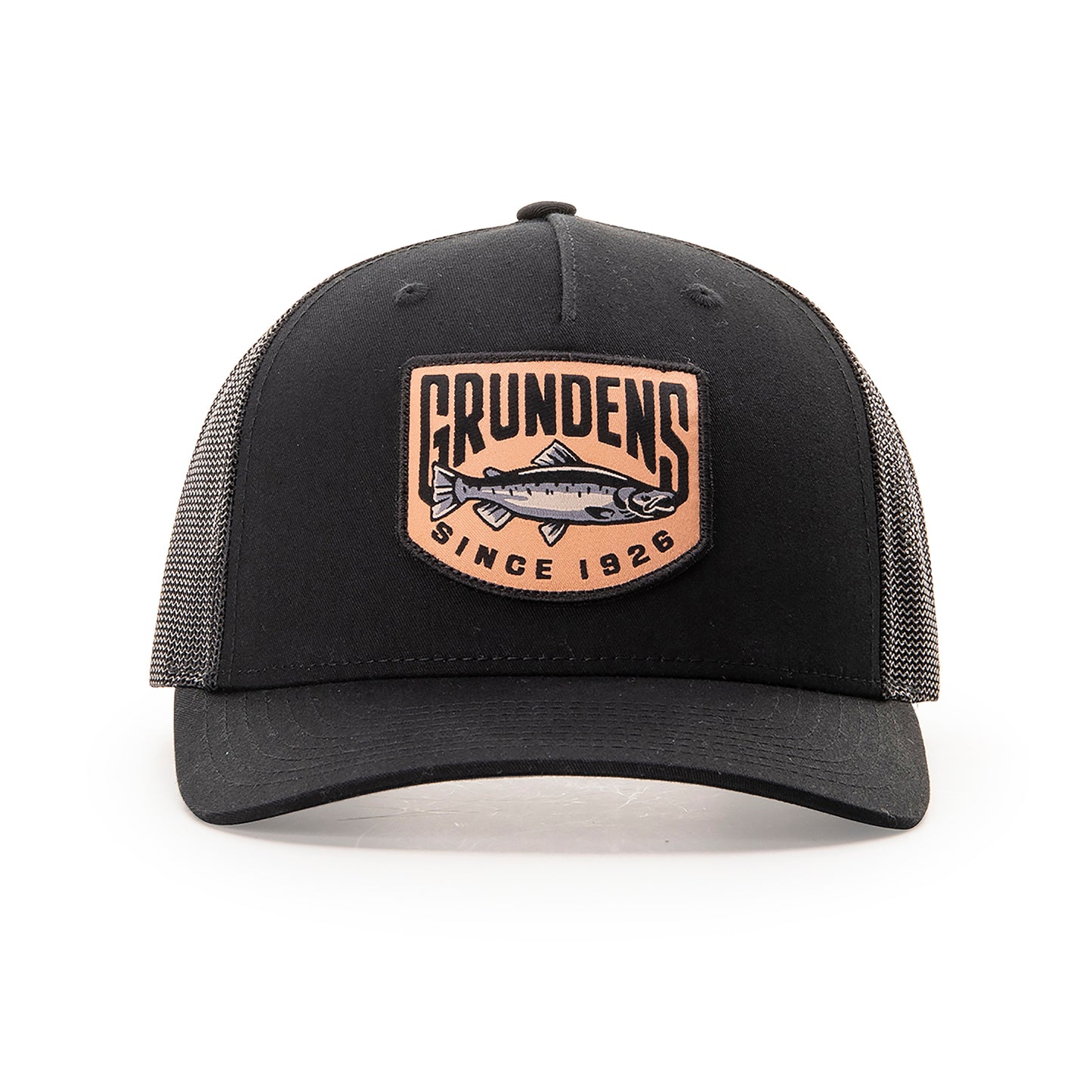 Logo Anchor LS Tech Tee Front View – Grundens