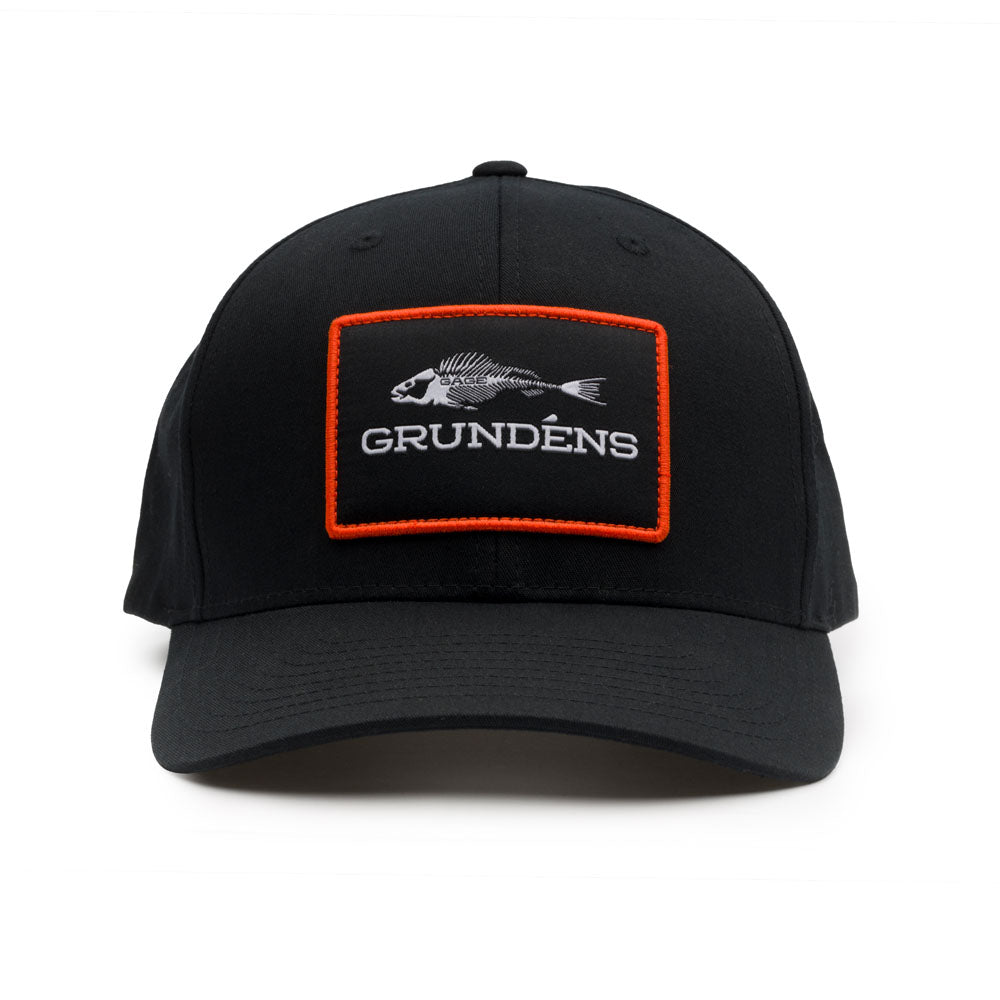 Grundens Always Fishing Trucker Hat Black One Size - 50293