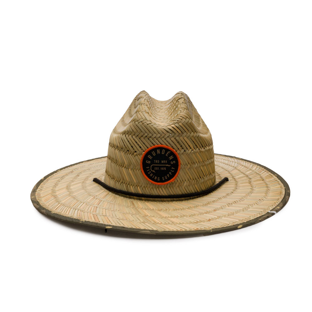 Grundens Waterman Straw Hat Reed, One Size