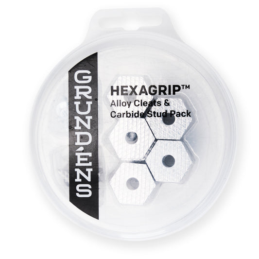 HEXAGRIP™ Alloy Cleat & Carbide Stud Puck Pack