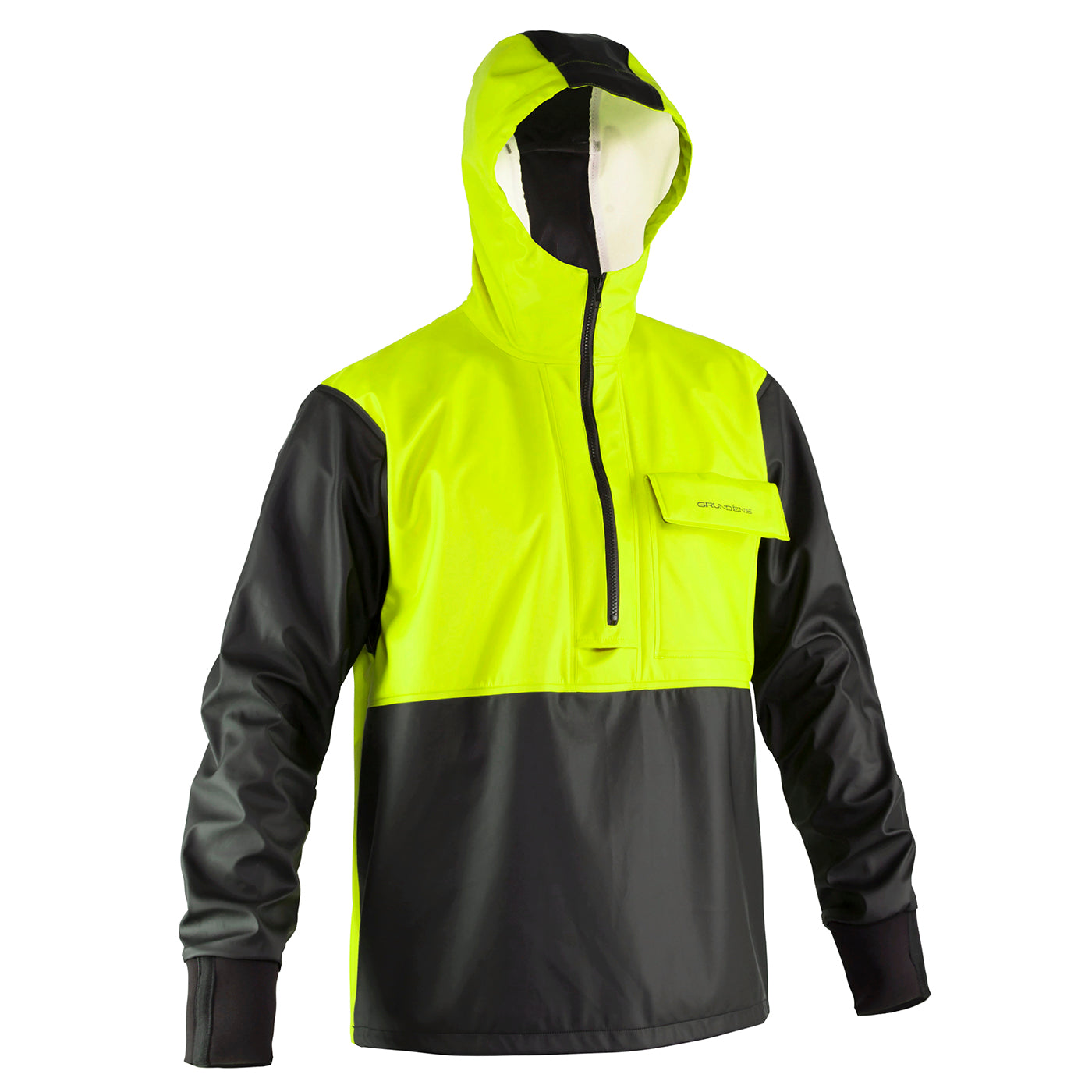 Neptune 103 Anorak Pullover Yellow Front View