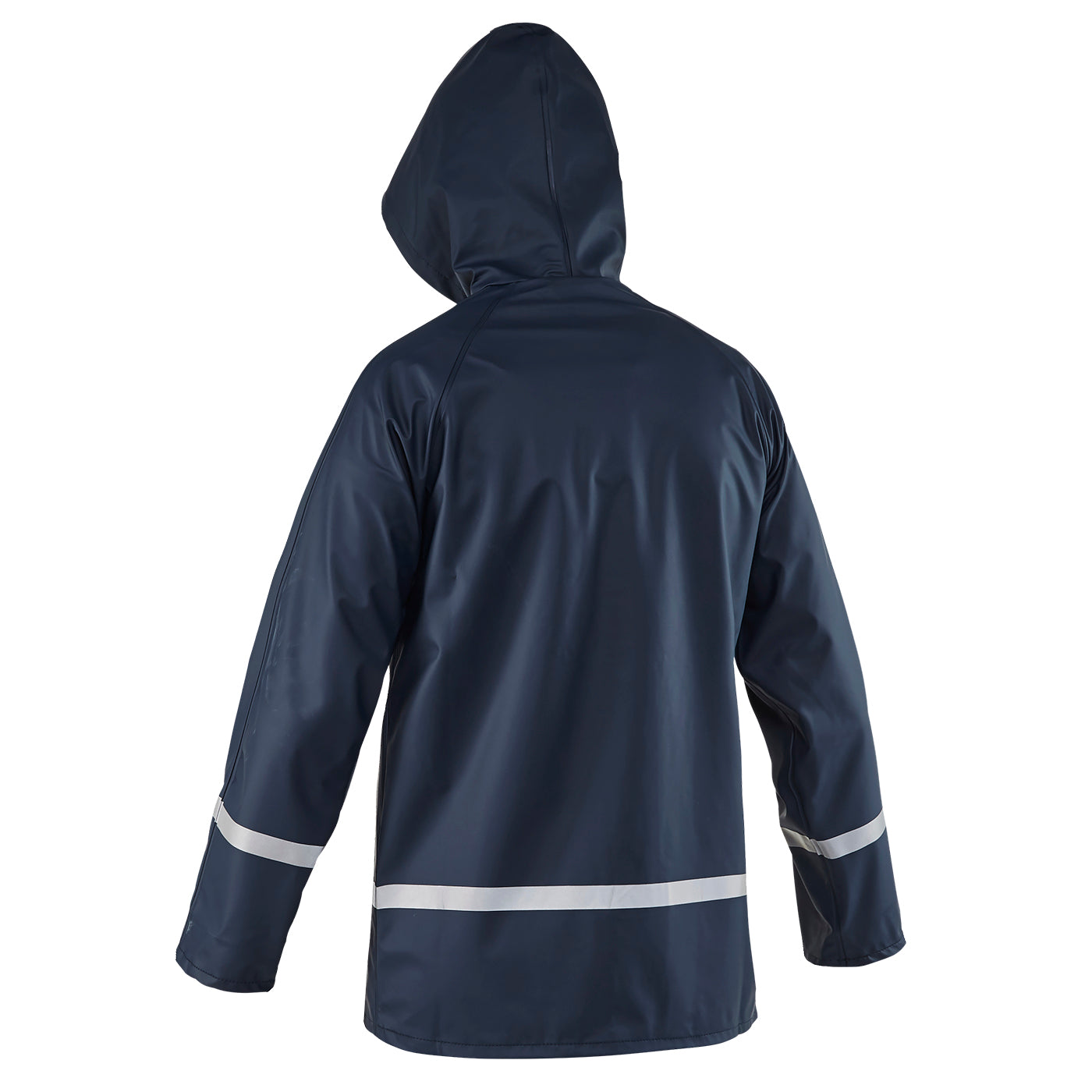 Zenith Hooded Jacket Navy Back View