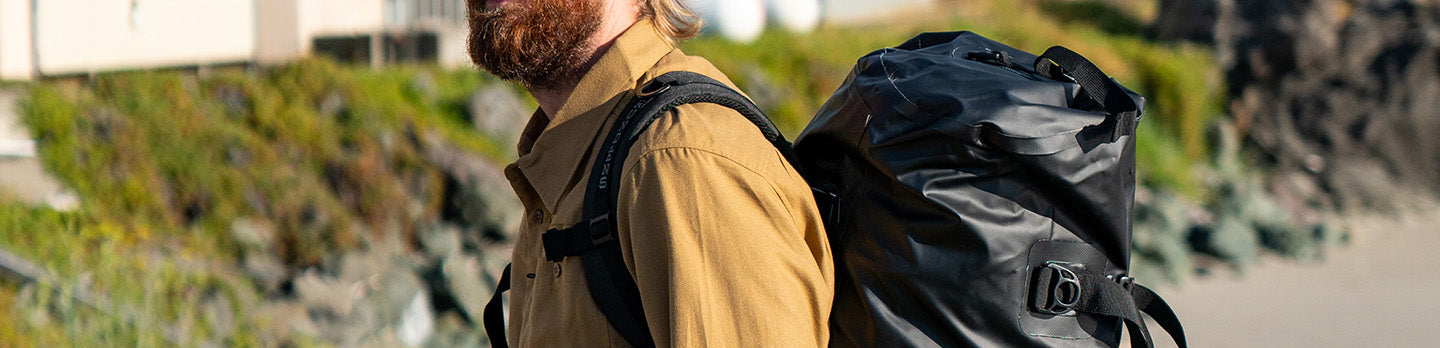 grundens bags and packpacks.  Bag converted to backpack with the Shoreleave 55l duffle. 