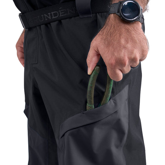 Large Thigh Storage Pockets for Bait and Accessories
