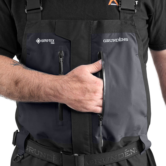 Zippered Chest Storage Pockets