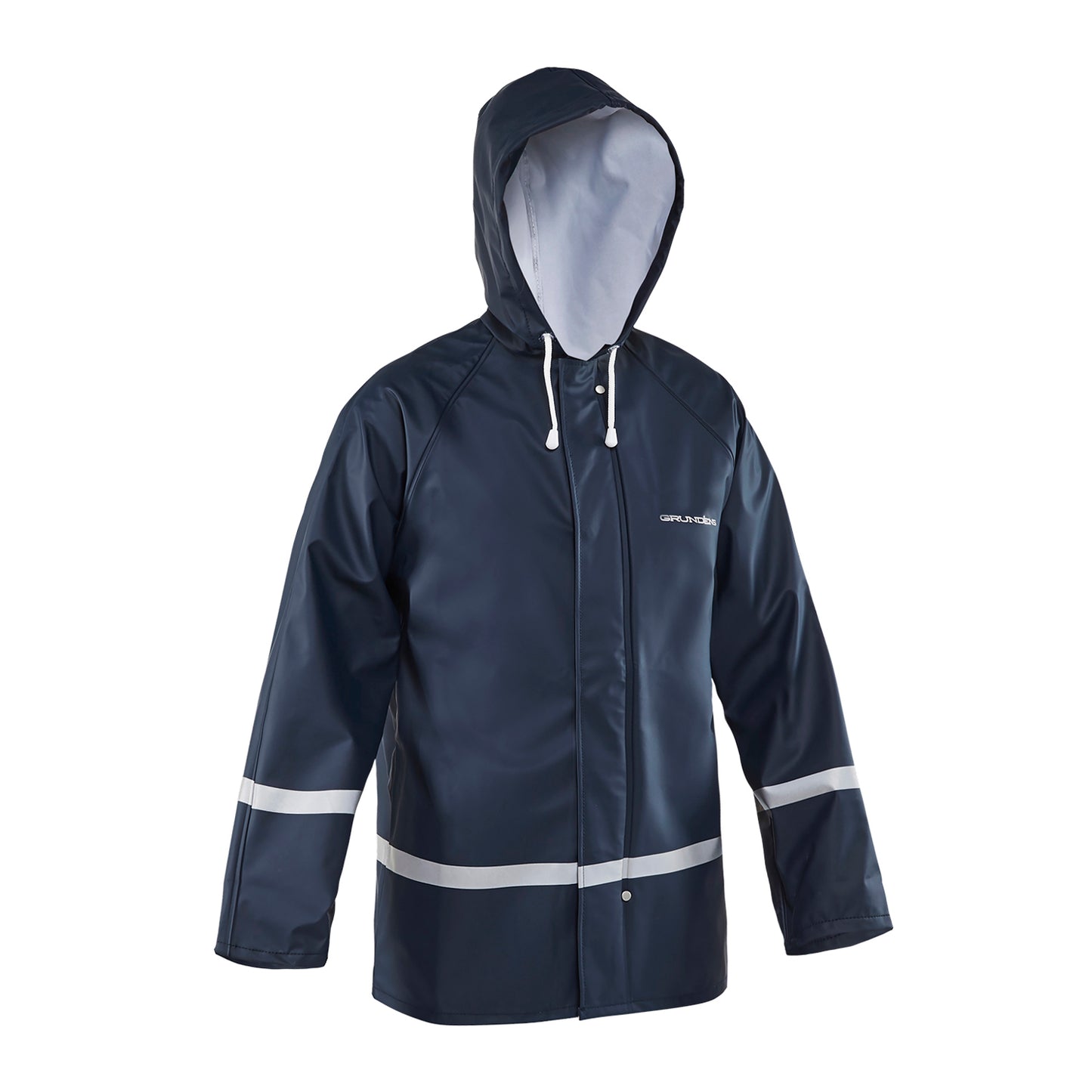 Kid's Zenith 282 Jacket Orange Front View – Grundens