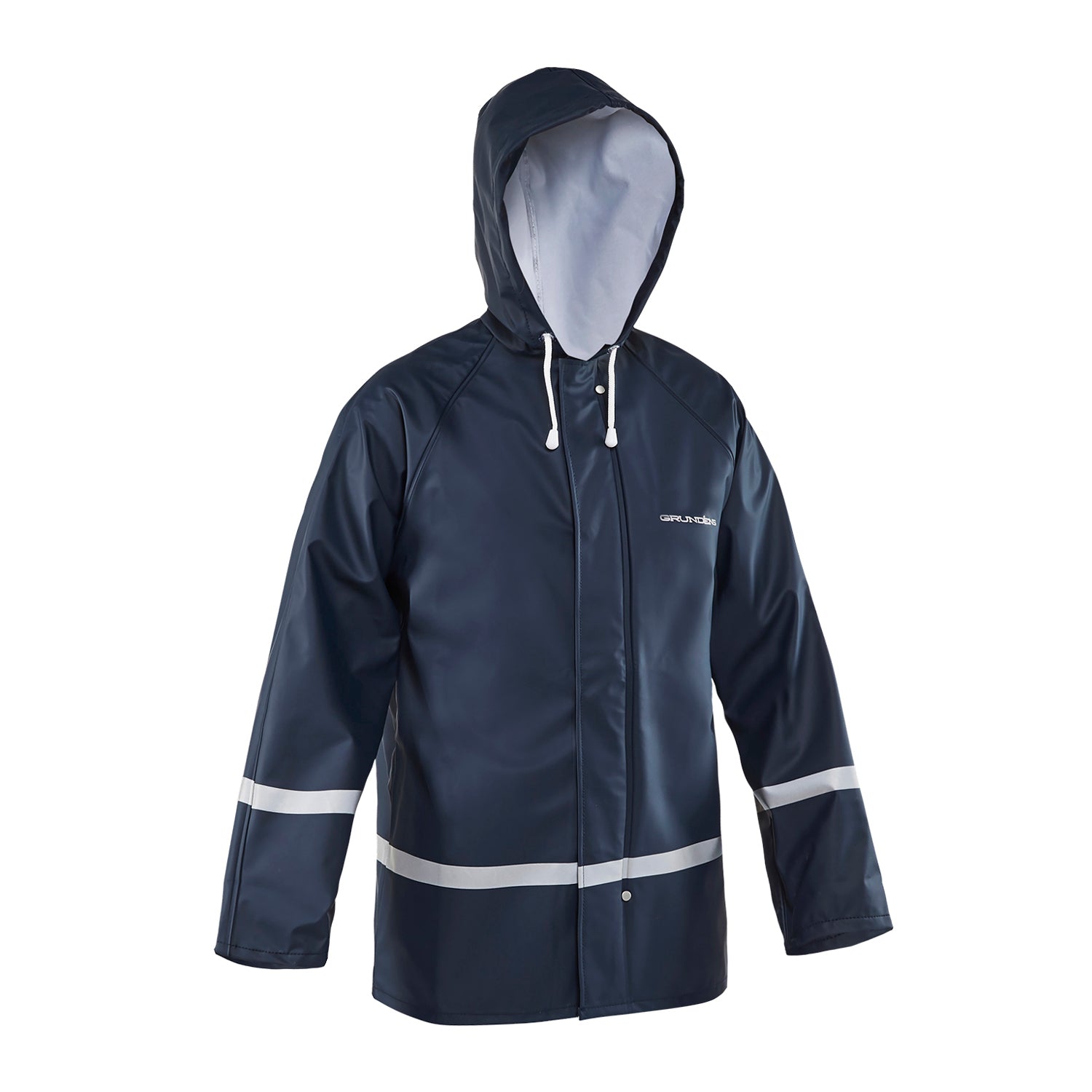 Kid's Zenith 282 Jacket Orange Front View – Grundens