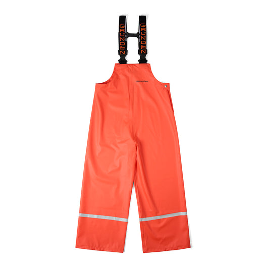 Kid's Zenith 117 Bibs Navy Front View – Grundens