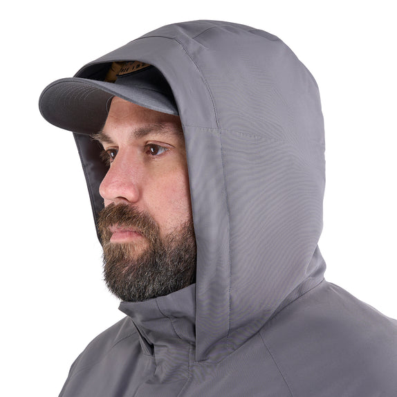 Adjustable Storm Hood With High Collar