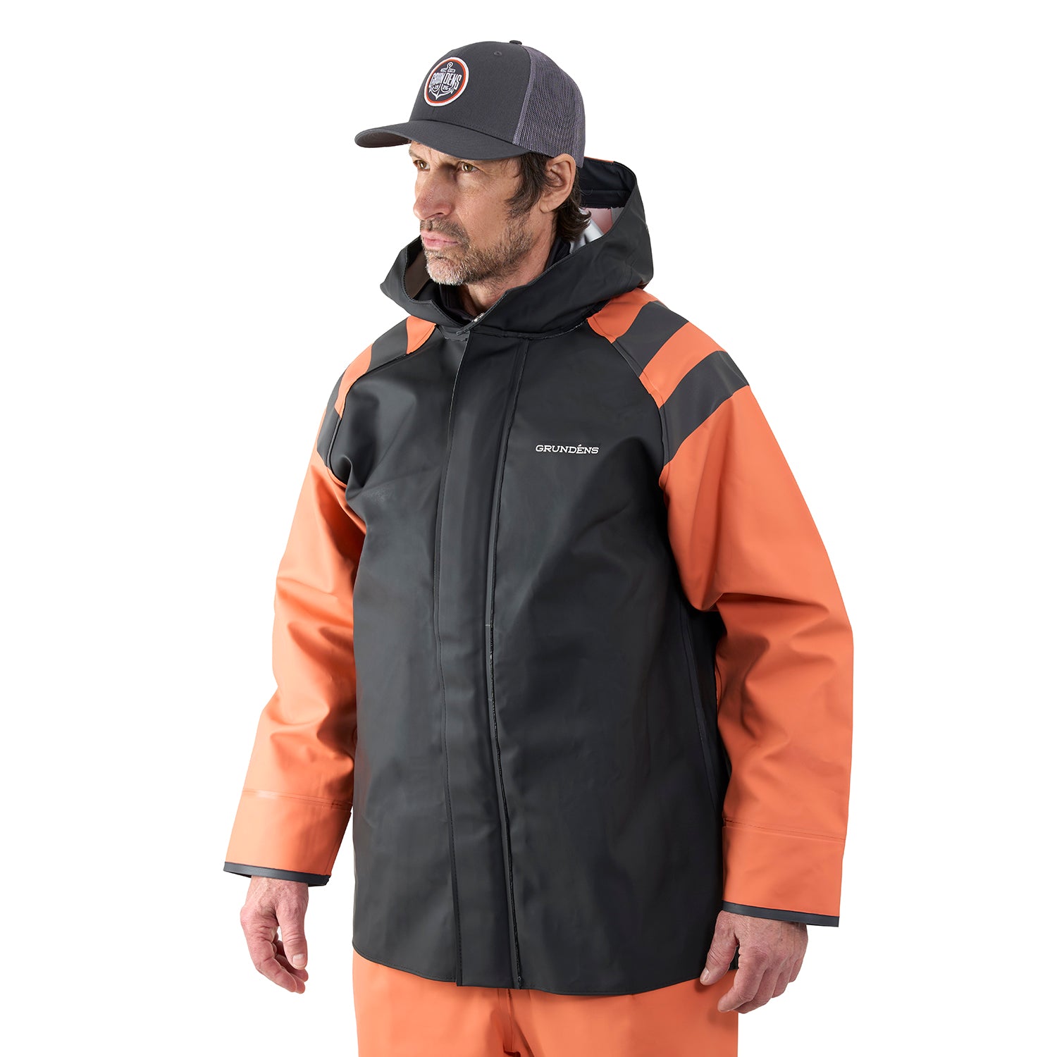 Grundéns Men's Balder 504 Fishing Bib Pants, Orange - X-Small Grundéns Men's Balder 504 Fishing Bib Pants, Orange - X-Small