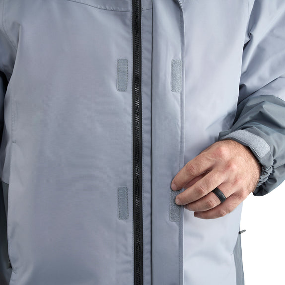 Zippered Closure With Center Front Storm Placket
