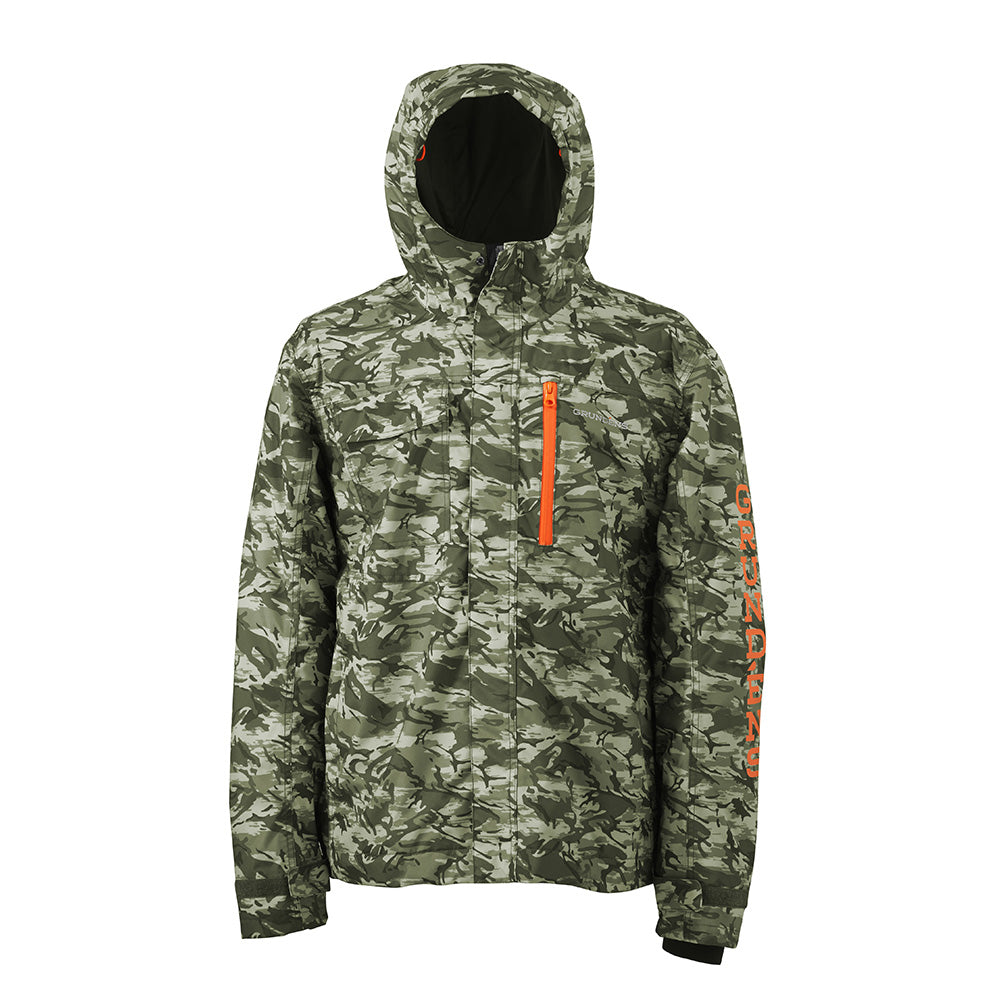 Transmit Jacket Red Orange Product View – Grundens