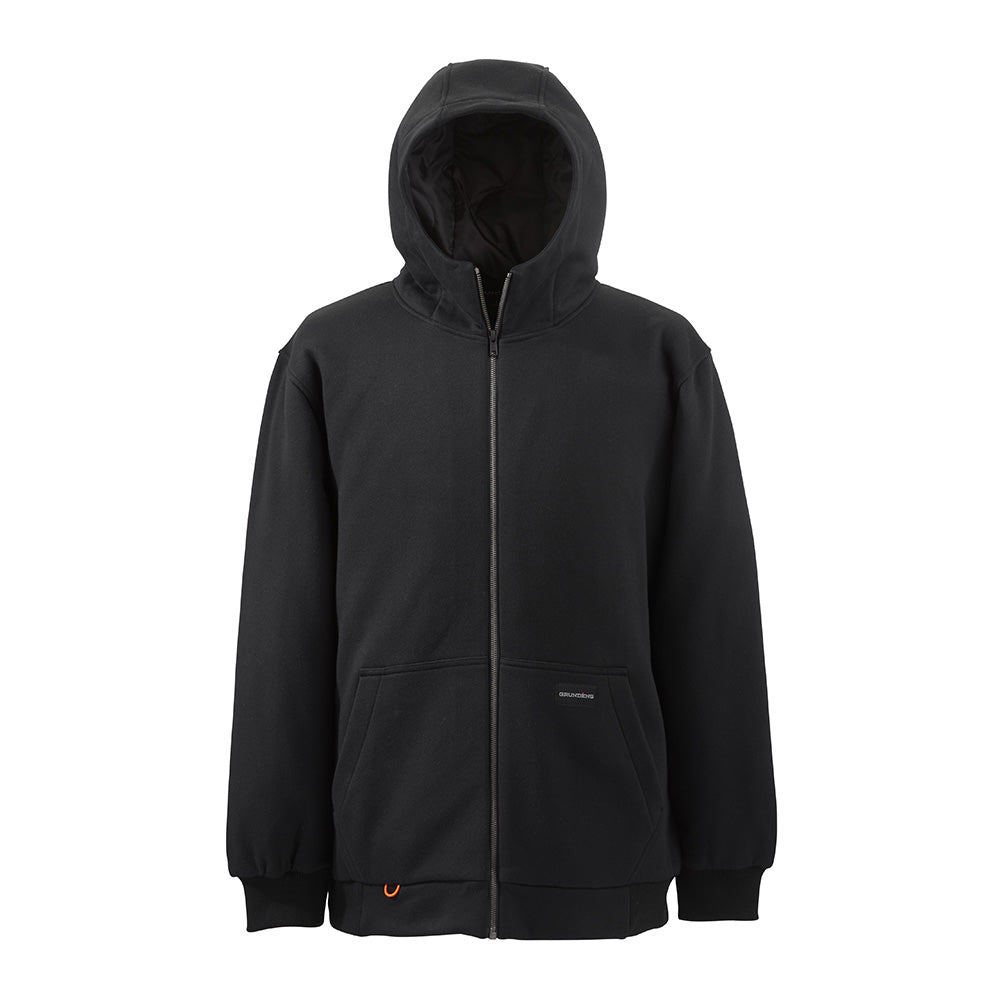 Squall Insulated Hoodie Midnight Front View – Grundens