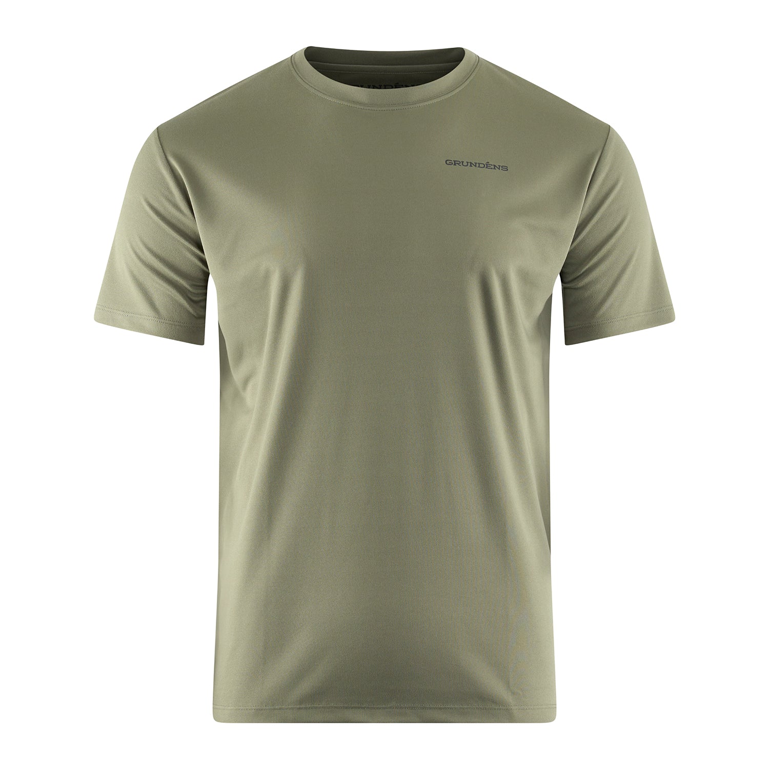 Fish Fearlessly SS Tech Tee Forest Front View – Grundens