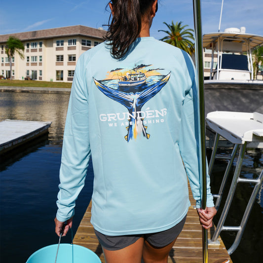 Women's Tuna Tailscape LS Tech Tee