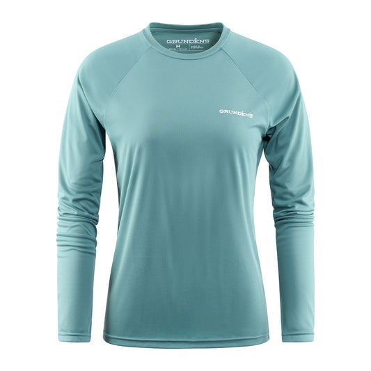 Women's Salmon Tailscape LS Tech Tee