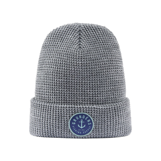 Anchor Waffle Beanie