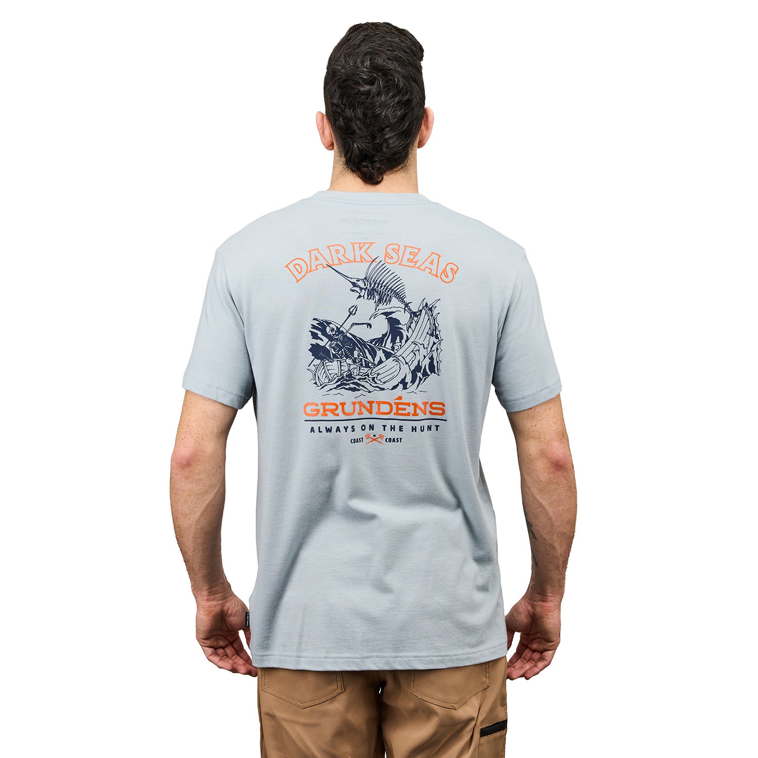 grundens tech anchor down printaquatic t-shirt - T-shirts and polo - Sea -  Clothing