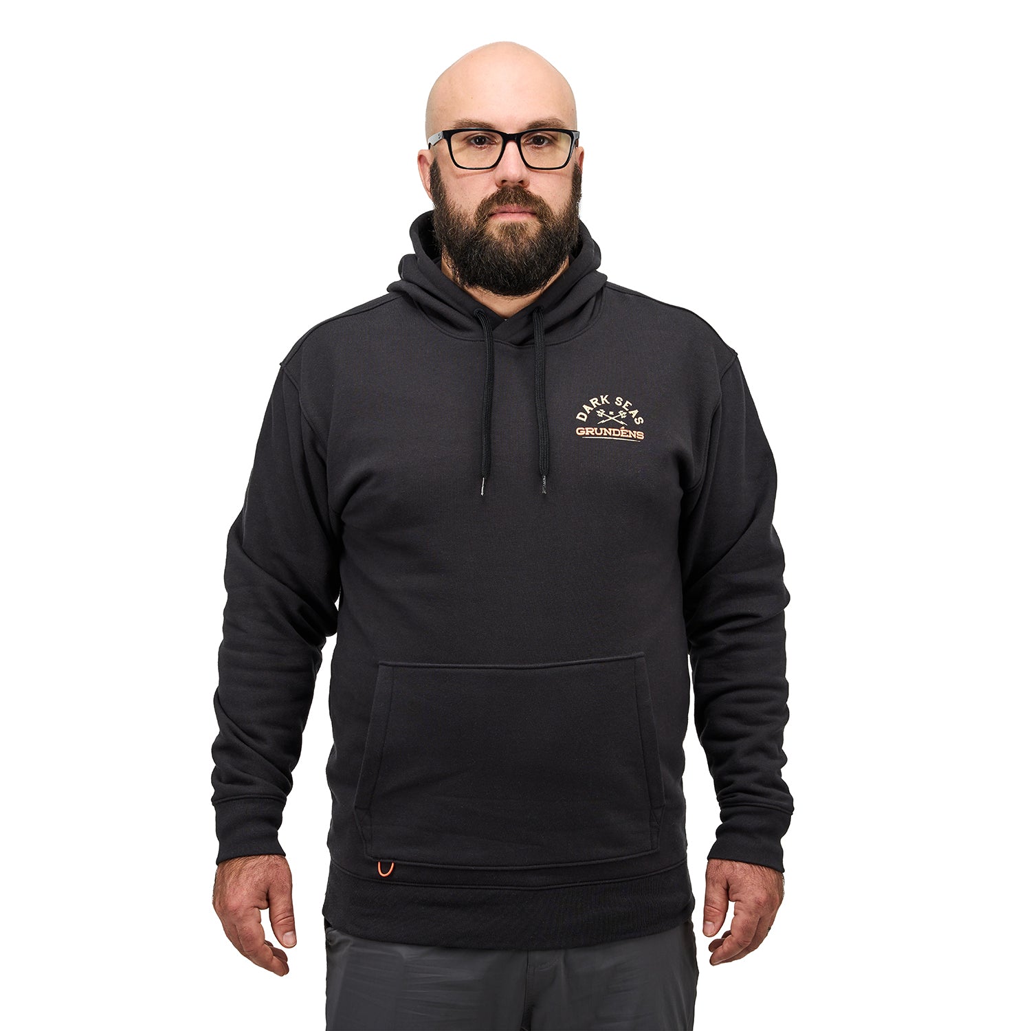 Dark Seas X Grundens Seaworthy Hoodie Black Lifestyle – Grundens