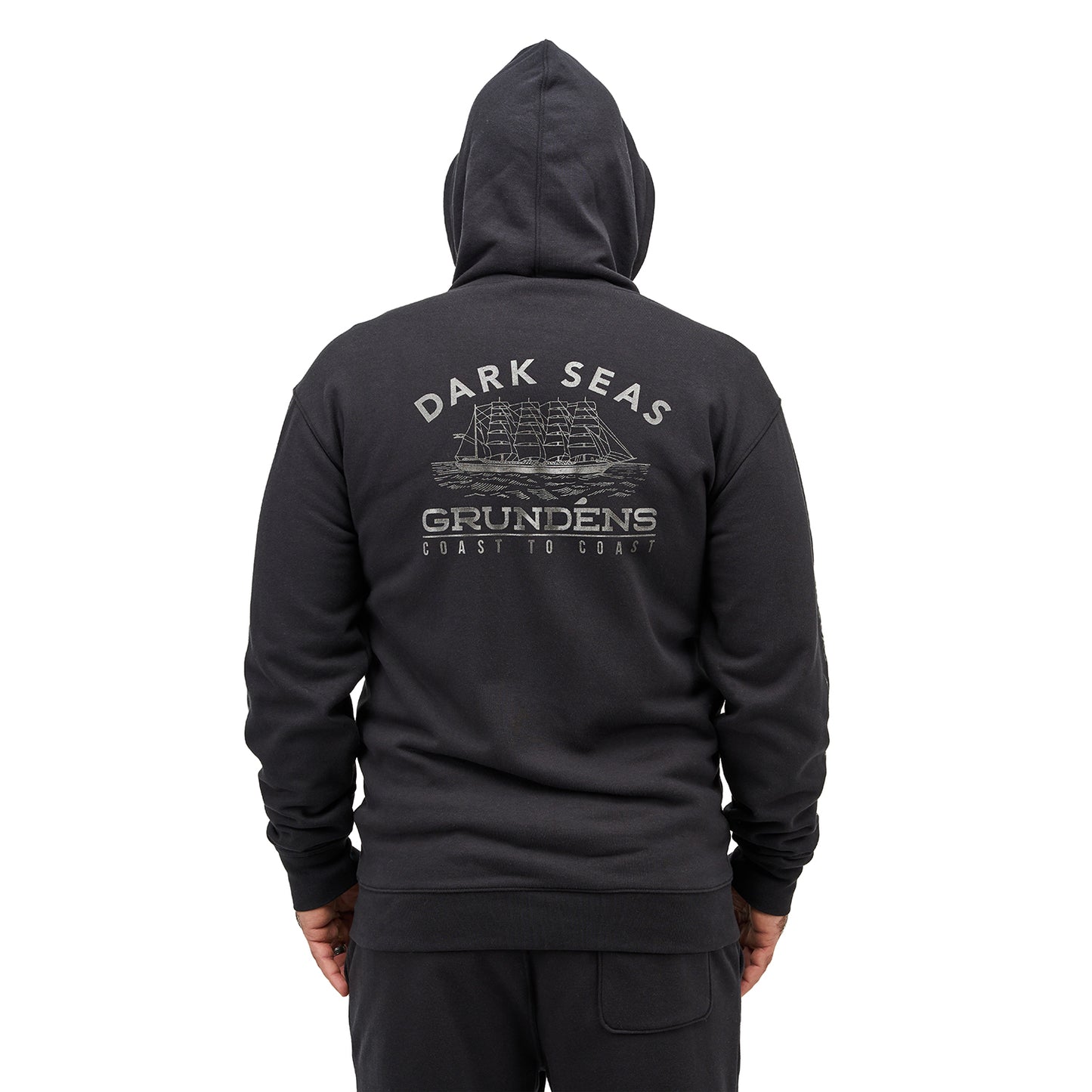 Dark Seas X Grundéns Workhorse Full Zip Hoodie
