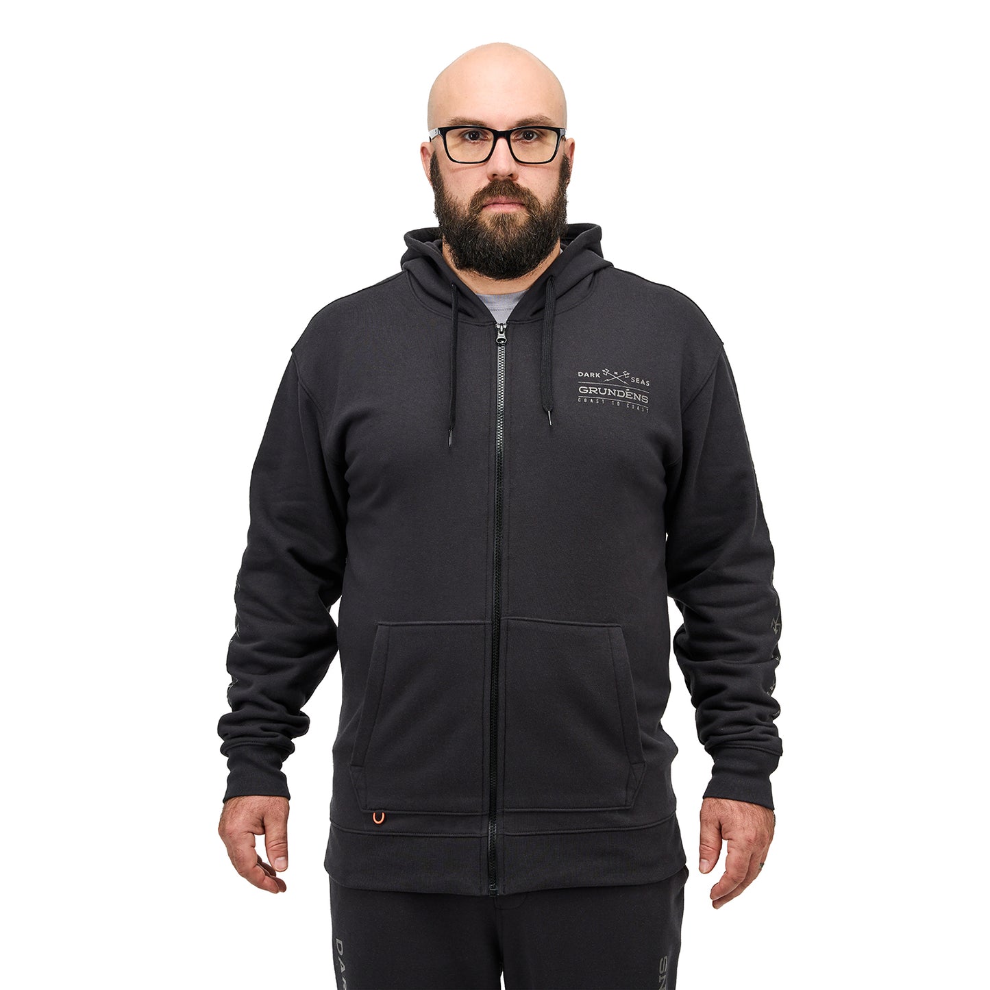 Dark Seas X Grundéns Workhorse Full Zip Hoodie