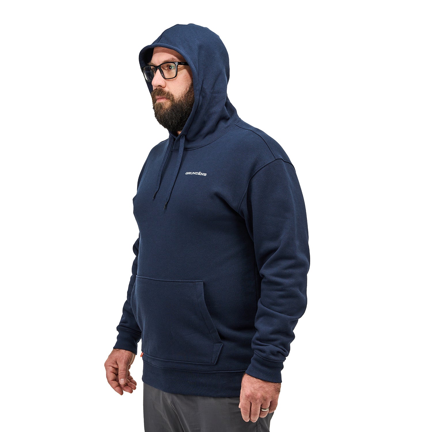 Sweat à capuche Homme Gris - Le Blason - Made in France Sweat à capuche Homme Gris - Le Blason - Made in France