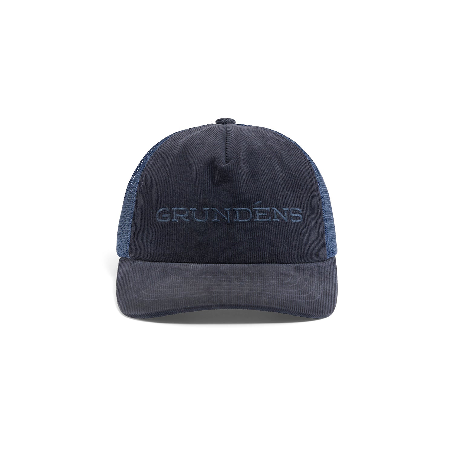 Casquette De Pêche Trucker – Patch Brodé GRUNDÉNS – Mesh Noir – Unisexe – Neuve Sans étiquette
