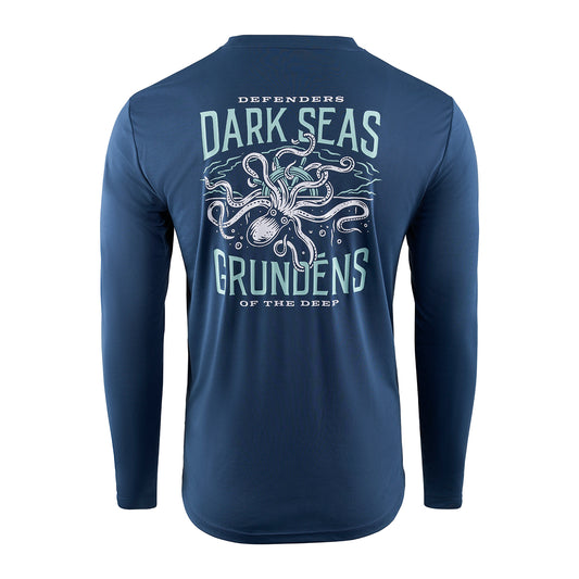 Dark Seas X Grundéns Great Depths LS Tech Tee Alternate View – Grundens