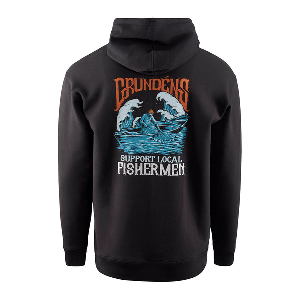 Grundéns Displacement DWR Hoodie Support Local Fishermen – Grundens