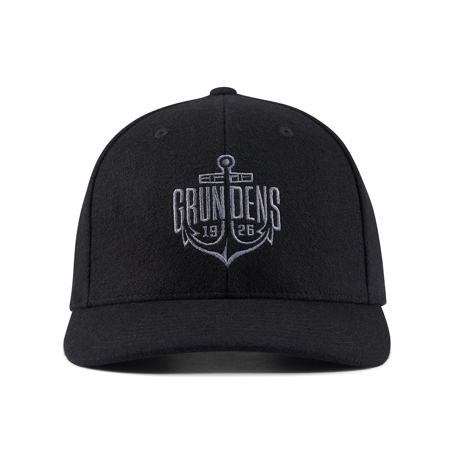 Logo Anchor Wool Trucker