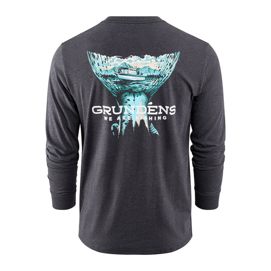 Salmon Tailscape LS T-Shirt