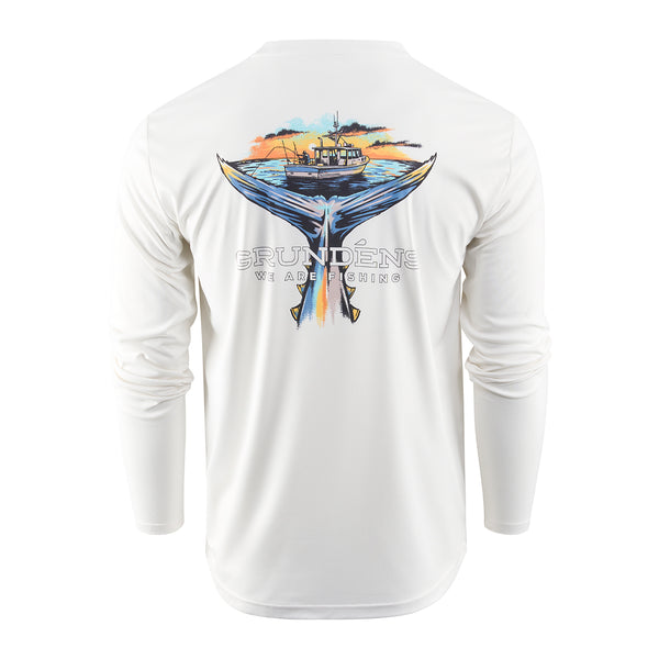 Grundéns Tuna Tailscape LS Tech Tee – Grundens
