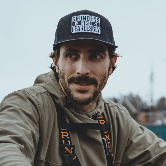 Advisory Trucker Black Front View – Grundens