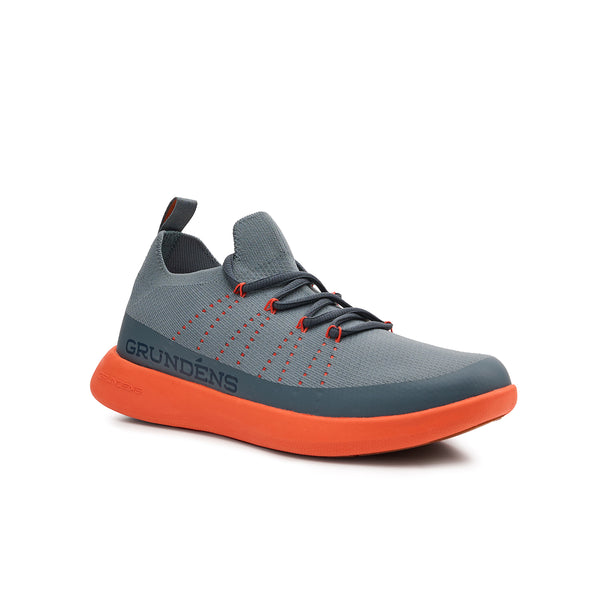 Matching Grundens Sea Knit Boat Shoes with fly fishing gear for