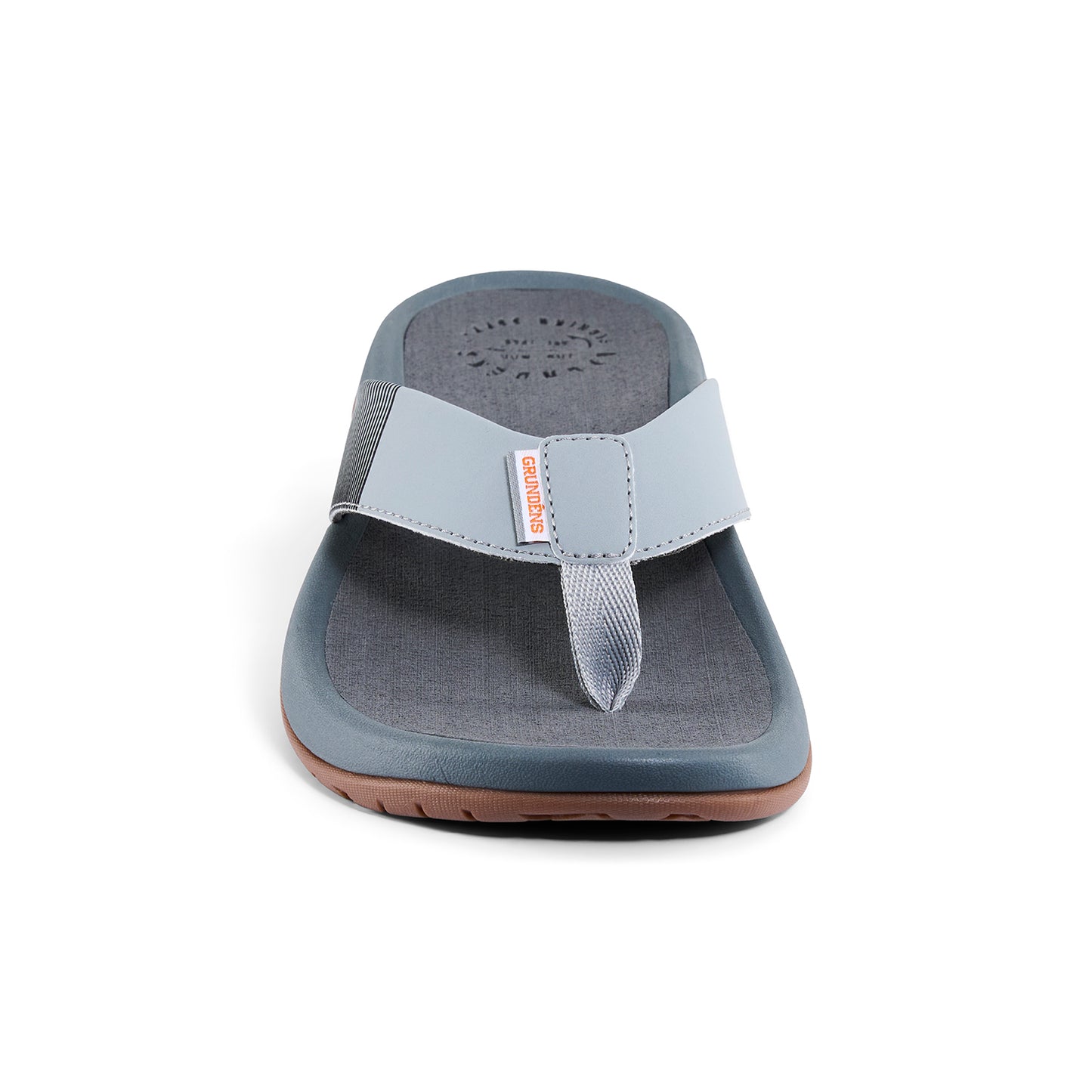 Fishfinder Sandal Blue Abyss Side View – Grundens