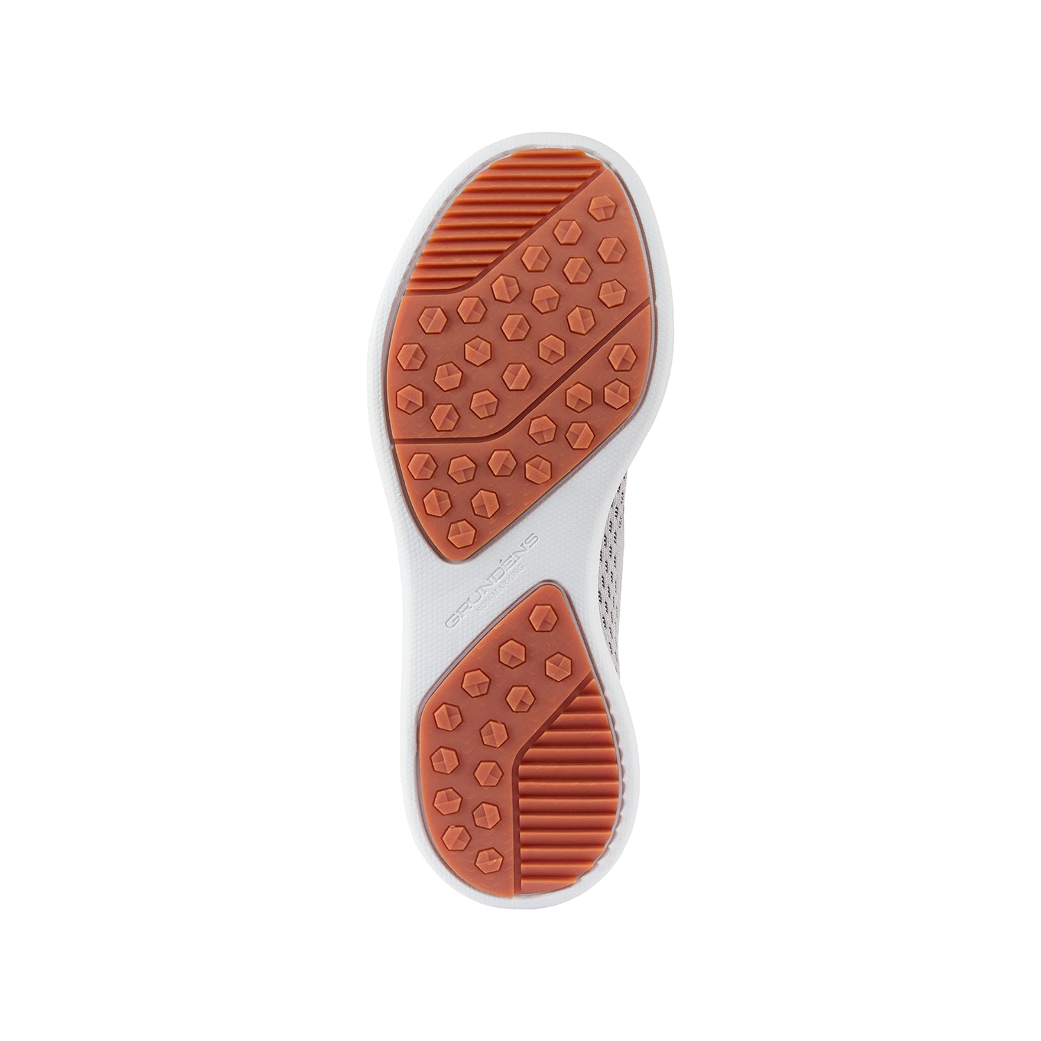 Lugged, Non-Marking Gum Rubber Pods Provides Excellent Grip in Variable Conditions Without Added Weight