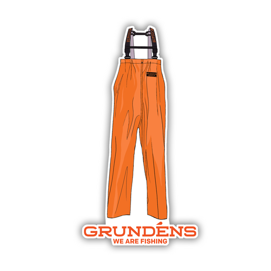 Logo Anchor Sticker Front View – Grundens
