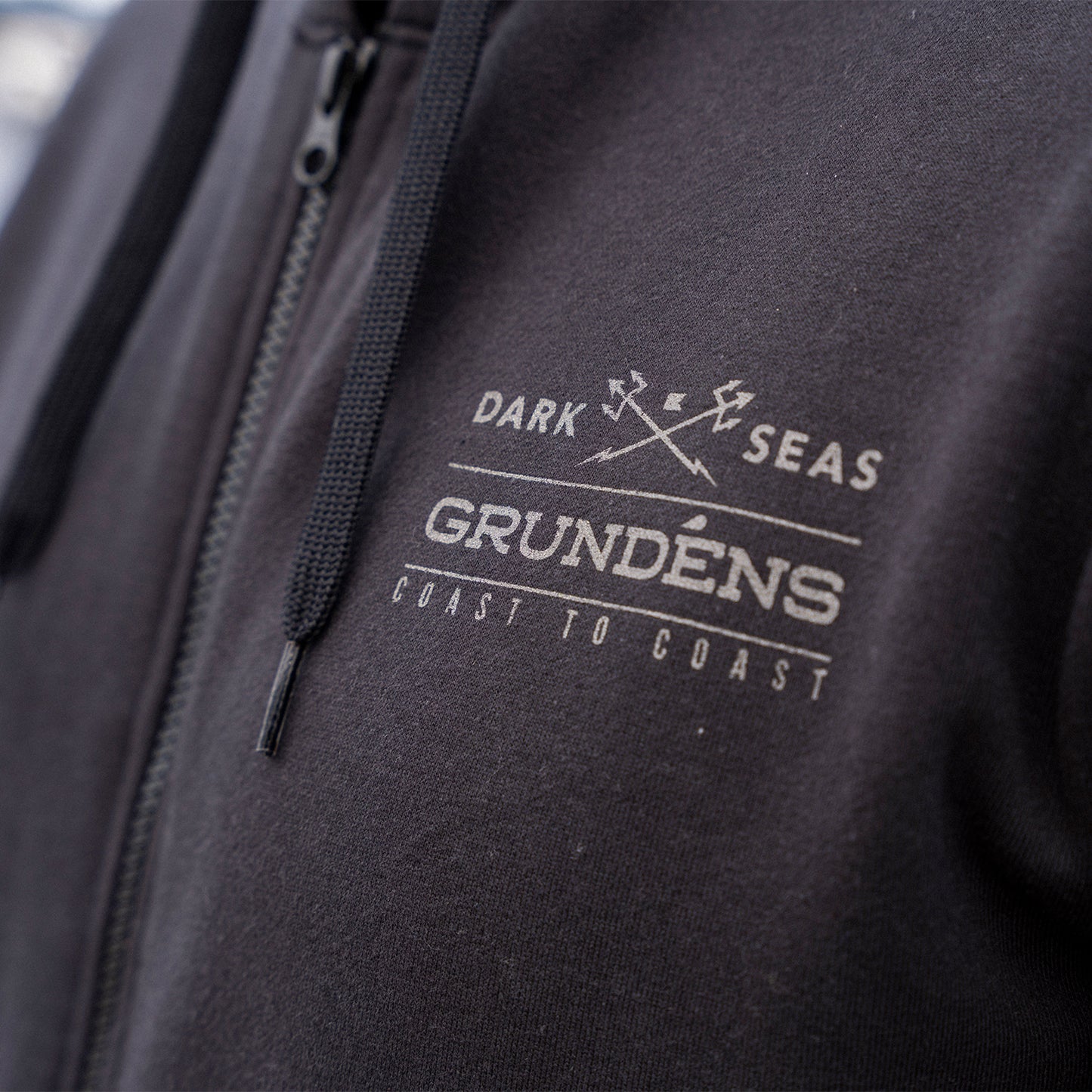 Dark Seas X Grundéns Workhorse Full Zip Hoodie