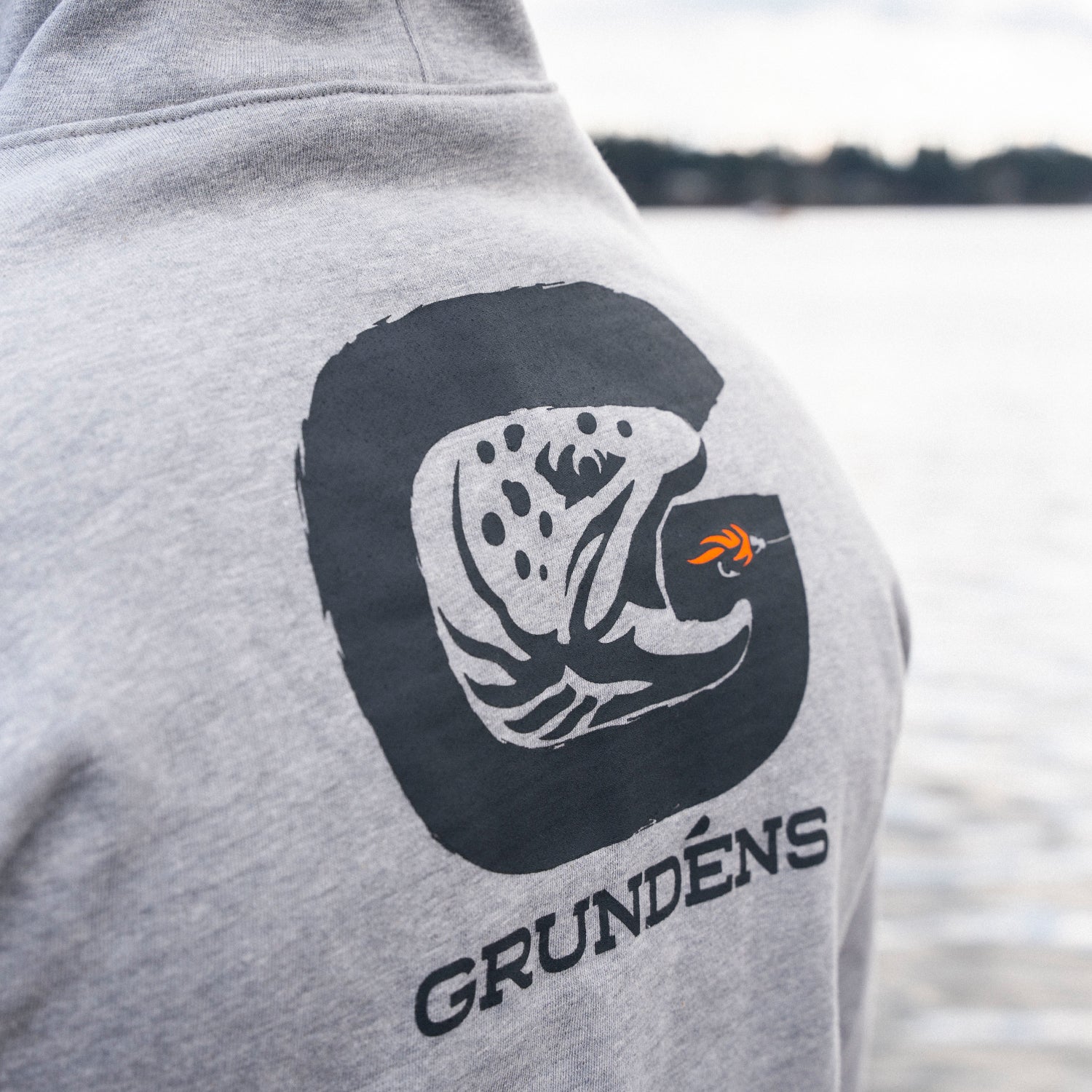 Grundens G Trout Hoodie - Athletic Heather XL