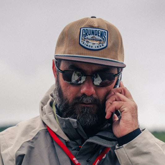 Trout Patch Mesh Trucker
