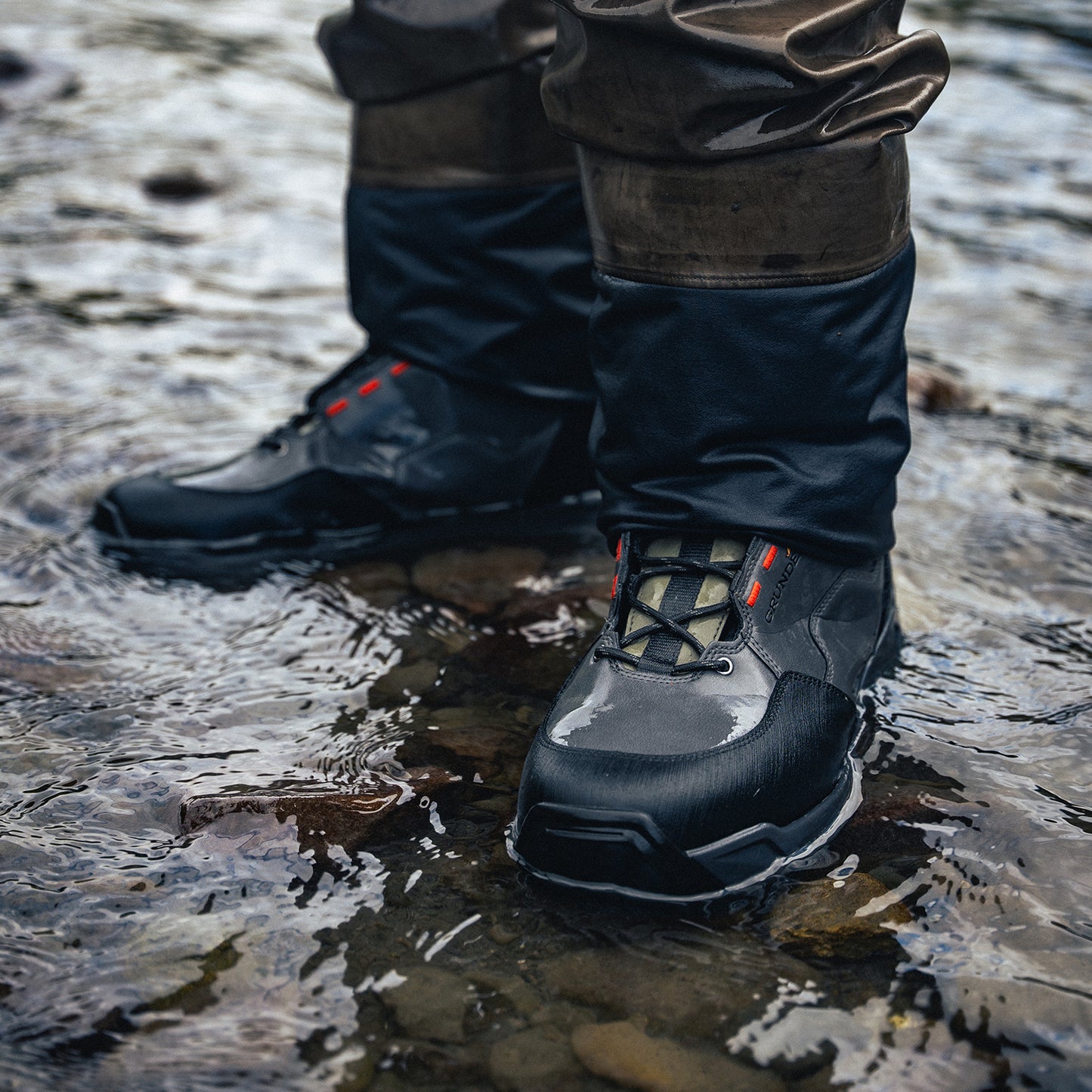 EVA Midsole with Molded in Heel Counter Offers All Day Comfort and Locks Your Foot Down for Technical Wading Sections