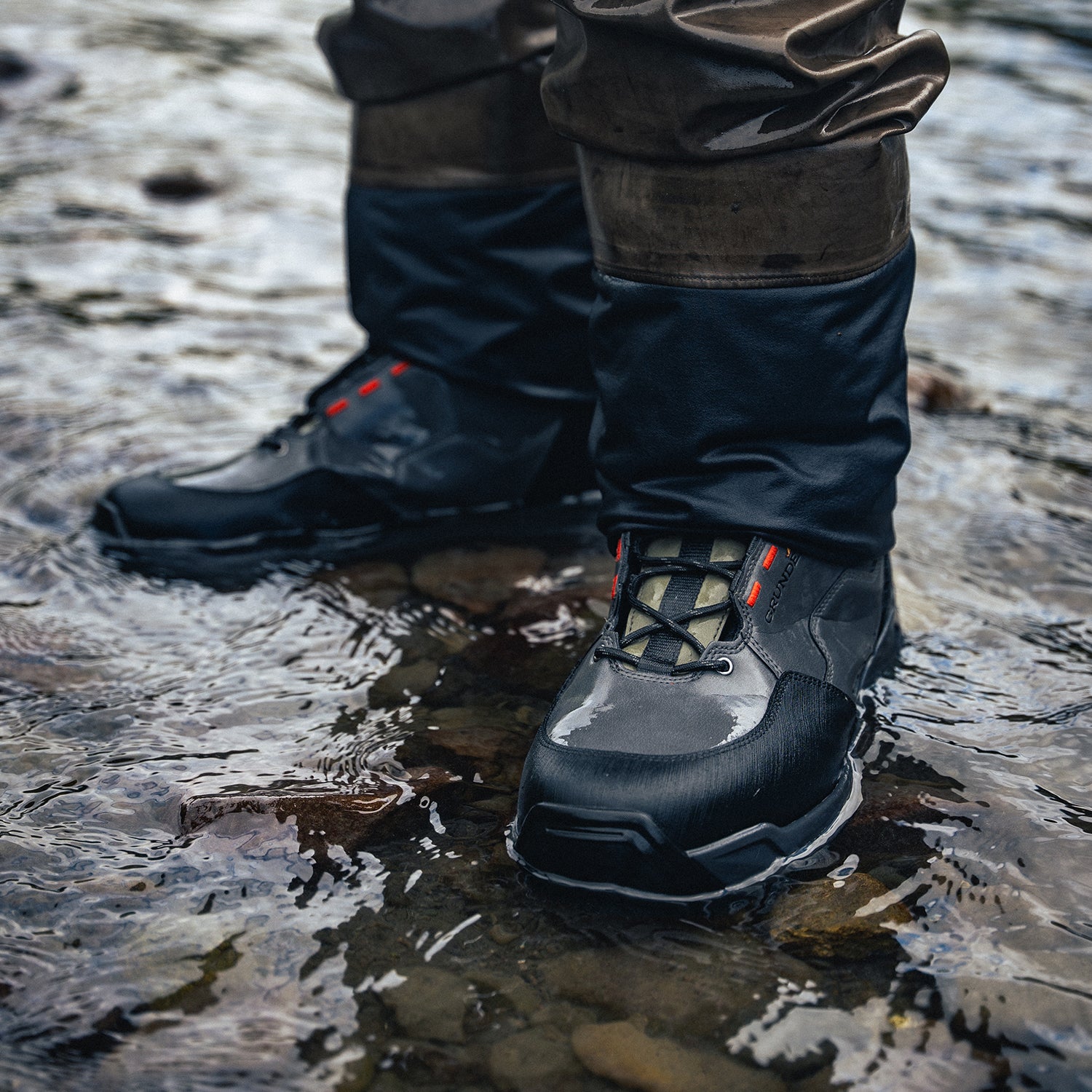 EVA Midsole with Molded in Heel Counter Offers All Day Comfort and Locks Your Foot Down for Technical Wading Sections