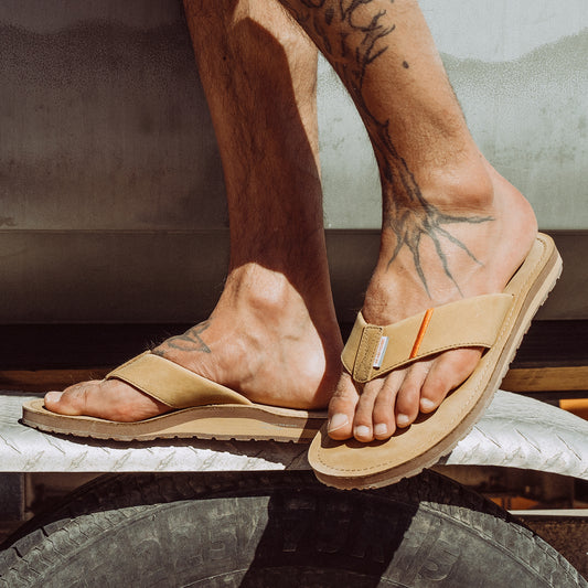 Mudflats Leather Sandal