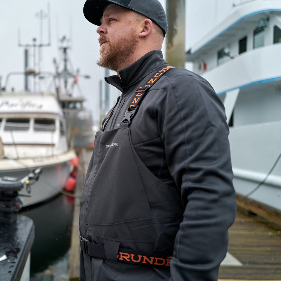 Grundéns Fishing Bibs for Sport and Commercial Fishing
