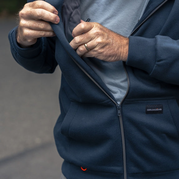 Inner Drop Chest Pocket, & Zippered Security Pocket