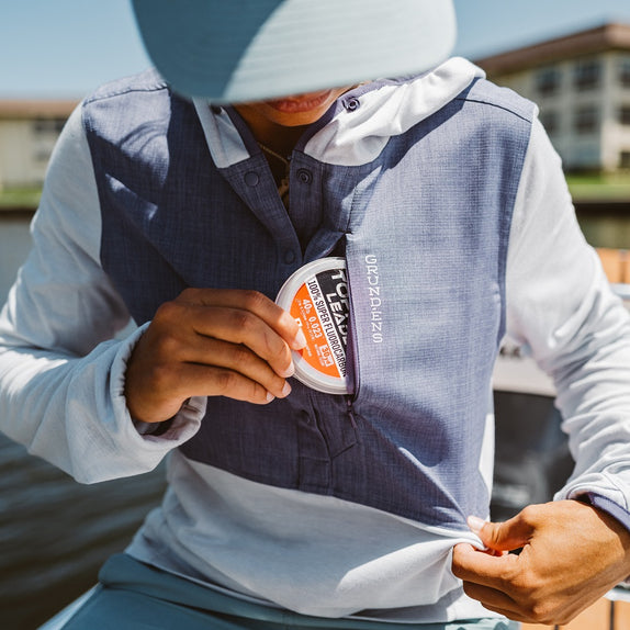 Secure zippered chest pocket