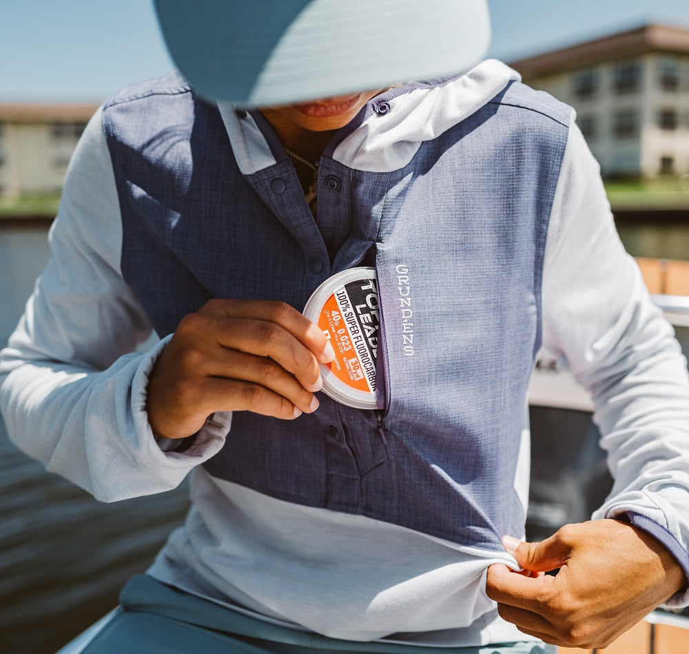 Secure zippered chest pocket