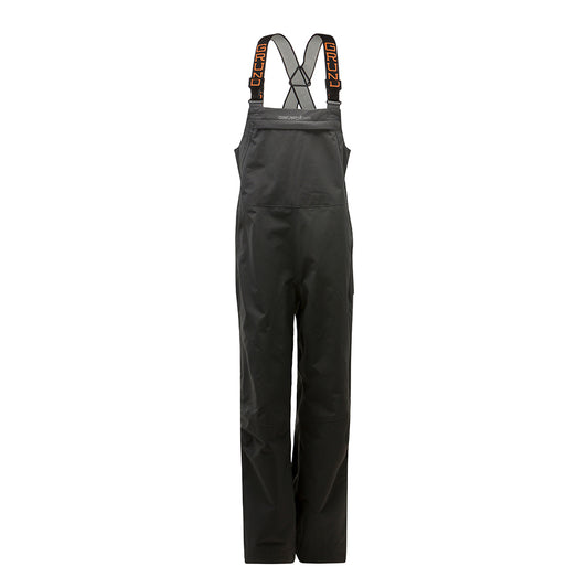 Full Share Bib Orange/Gray Front View – Grundens