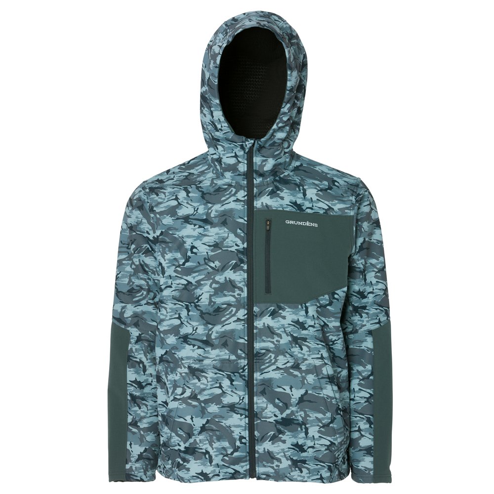 Bulkhead Tech Fleece Jacket Anchor Alternate View – Grundens